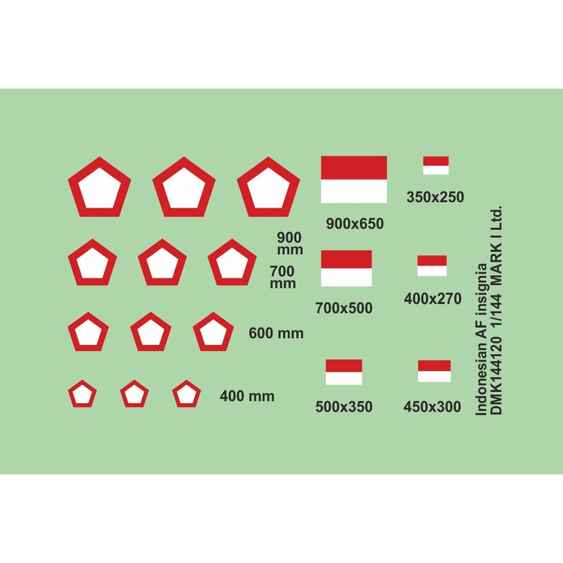 1/144 Indonesian Air Force Insignia