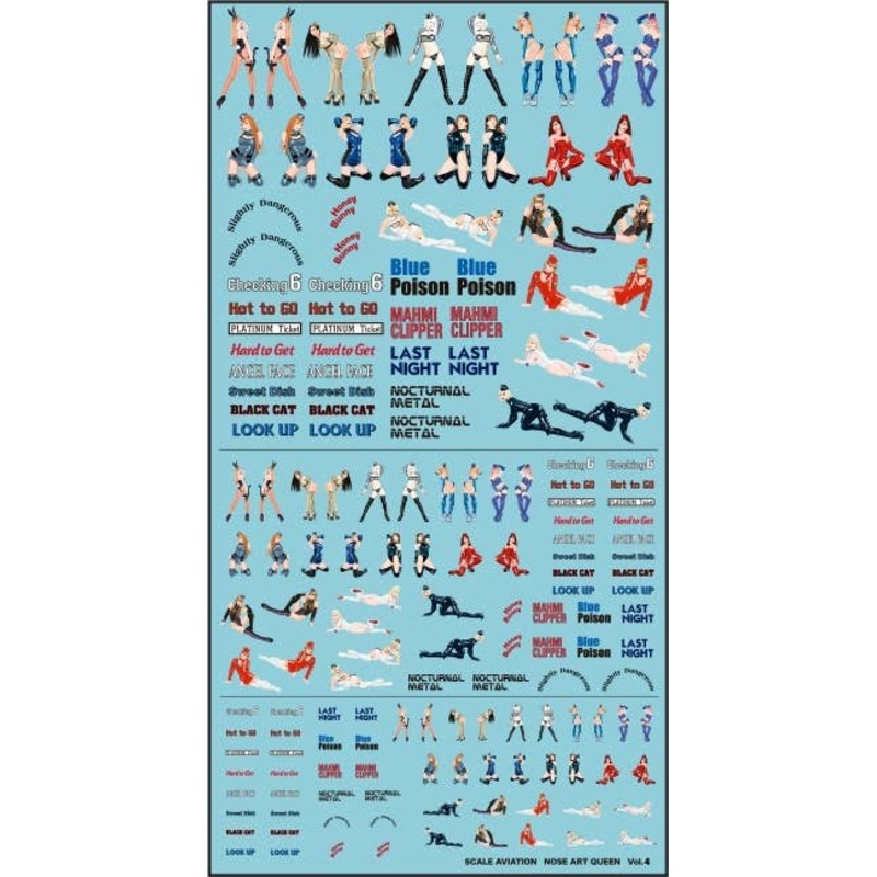 DC-19 Nose Art Queen Decal Vol.4