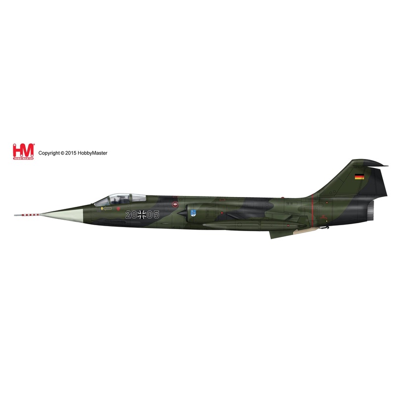 1/72 Lockheed F-104G Starfighter 20+05 Luftwaffe mid 1980s