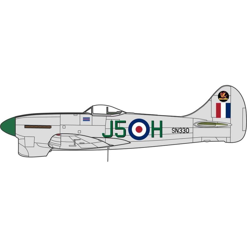 1/72 RAF SN330 3 Squadron Hawker Tempest MkV