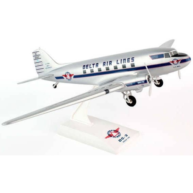 1/80 DC-3 Delta Air NC28341 (With Gear)