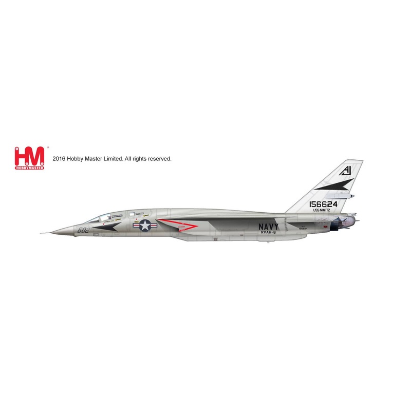 1/72 RA-5C Vigilante AJ602 LCDR Joe Gerber and LT Jomo Thomas, RVAH-6, USS Nimitz, 1978