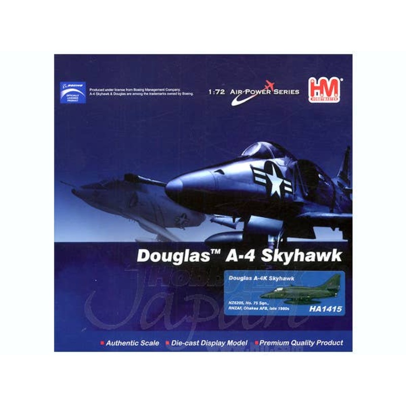 1/72 Douglas A-4K Skyhawk NZ6205 No 75 Sqn RNZAF Ohakea AFB Late 1980s