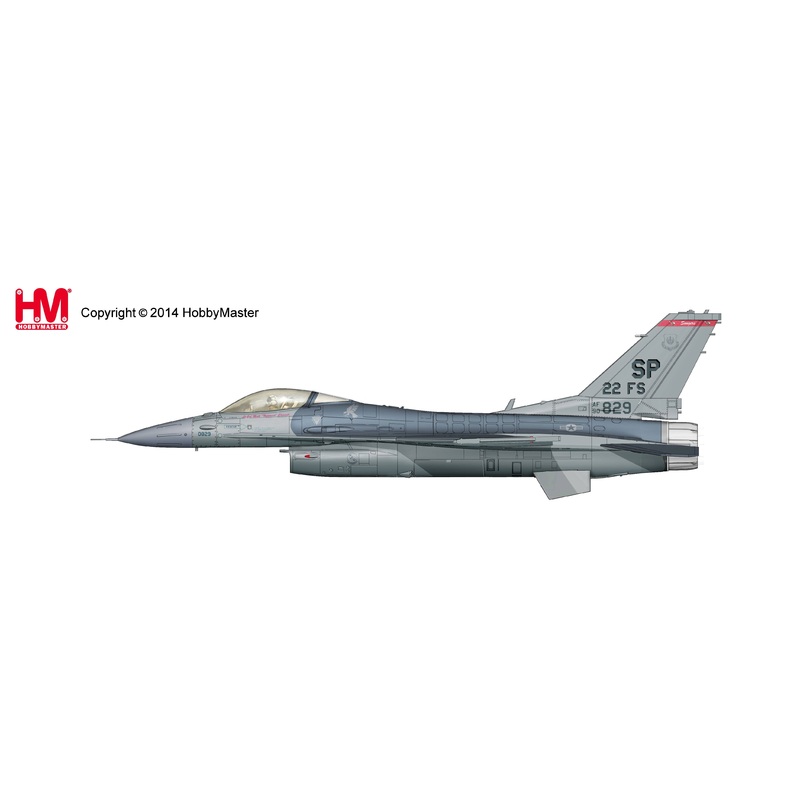 1/72 USAF F-16CJ Fighting Falcon, 22nd FS Commander's Jet