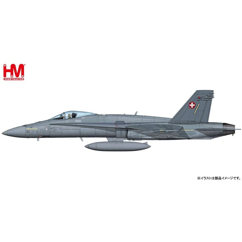 1/72 F / A-18C Hornet Swiss Air Force J-5001-J5026 Decal Included