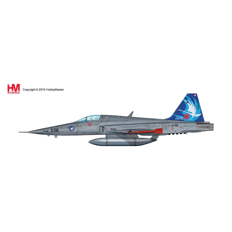 1/72 Swiss Air Force Northrop F-5E Tiger II Staffel 19th Battle Interceptor Squadron 75th Ann.
