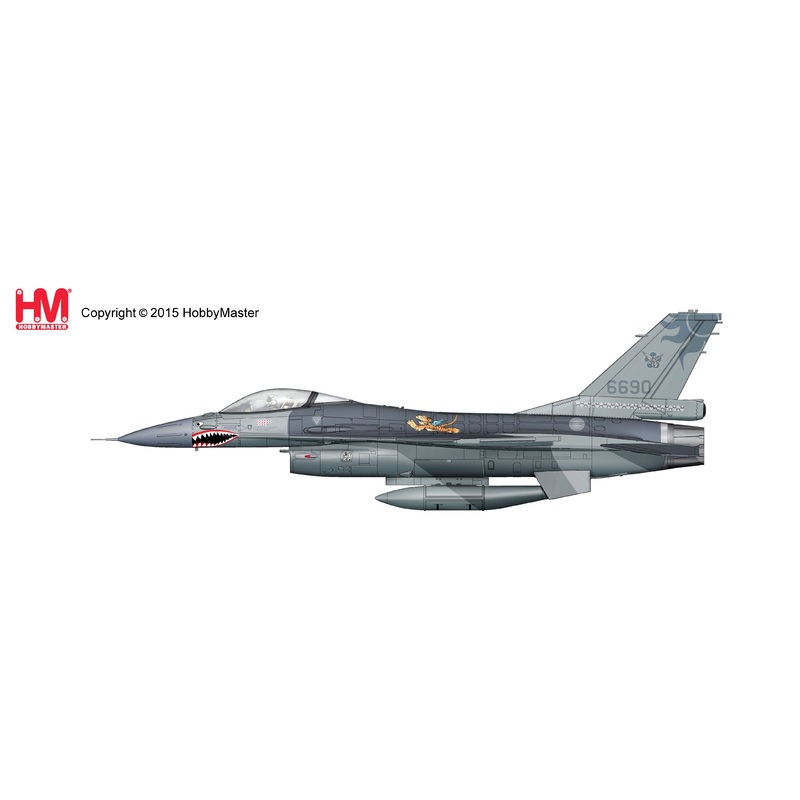1/72 F-16A Taiwan Air Force Flying Tigers Unit Anniversary Paint