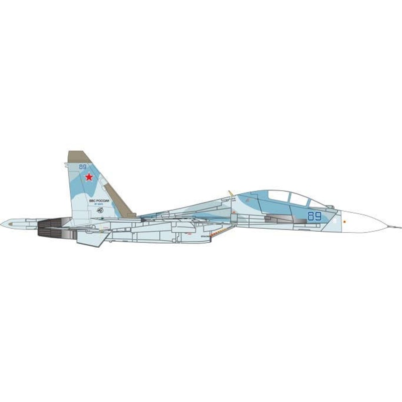 1/72 Russian Air Force Sukhoi SU-30M2 27th Mixed Aviation Division 38th Fighter Regiment, Belbek AB RF-95072/89 Blue