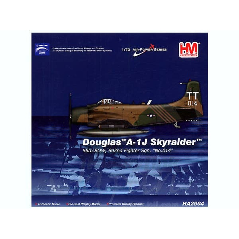 1/72 A-1J Skyraider 56SOW/62FS No.014