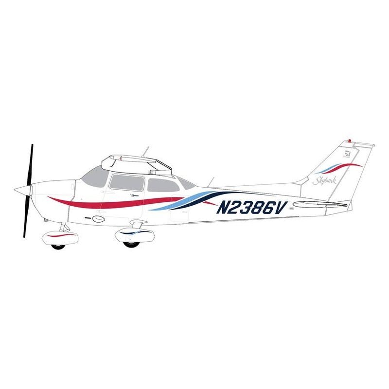 1/72 Cessna 172R Skyhawk N2386V