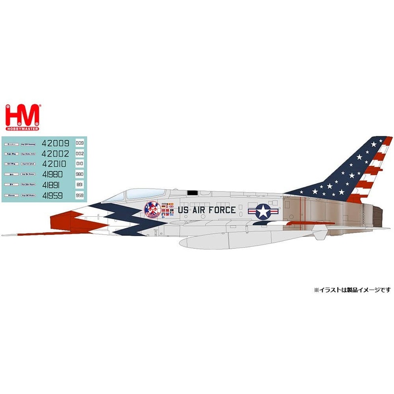 1/72 F-100 Super Saber Skyblazers 1960 with Decals