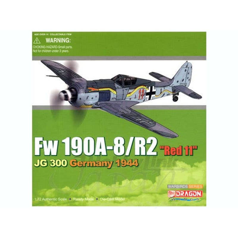 1/72 Focke-Wulf Fw190A-8/R2 Red 11 JG 300 Germany 1944