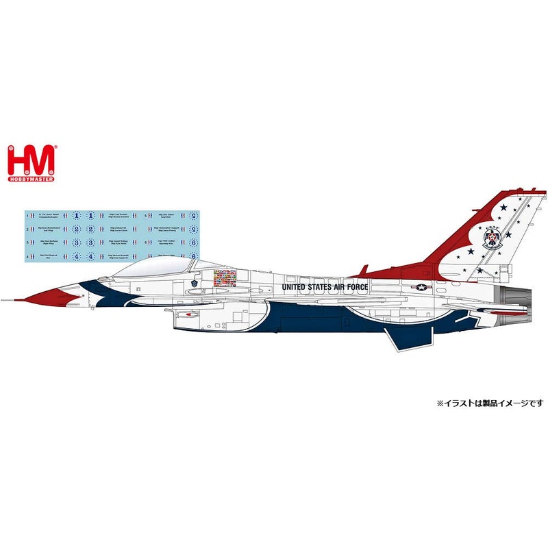 1/72 F-16C US Air Force Thunderbirds RIAT 2017 Decal included version