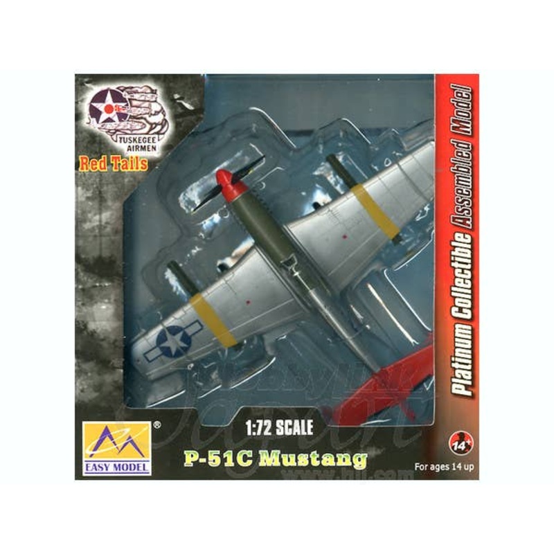 1/72 Tuskegee Airmen Red Tails P-51C Mustang