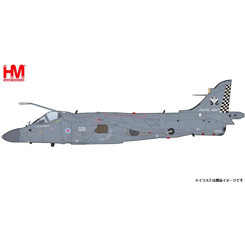 1/72 Sea Harrier FA.2 ZH796, Royal Navy, 2018 (w/ Sea Eagle missiles)