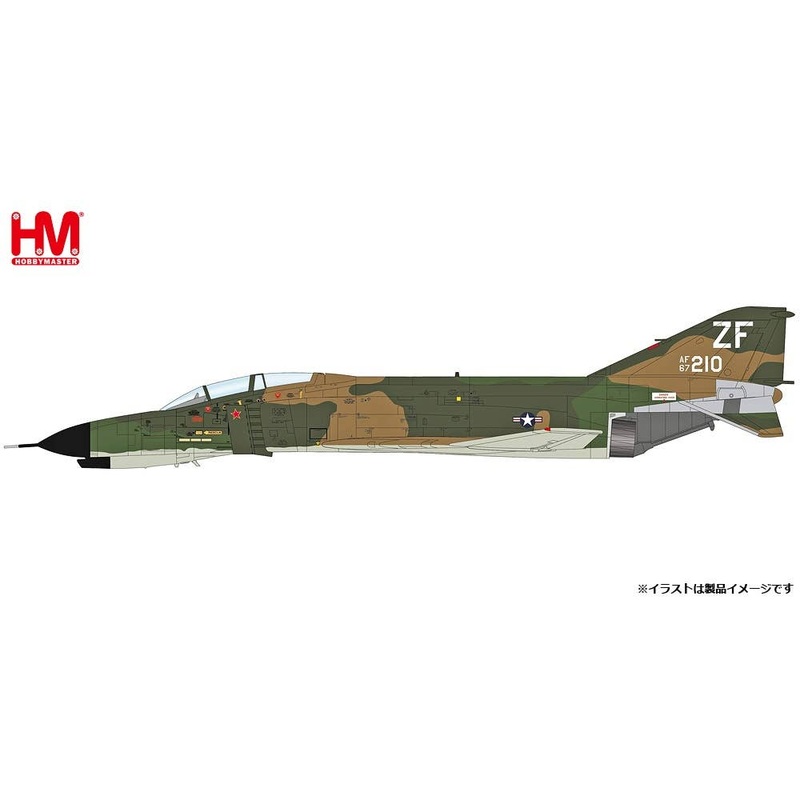 1/72 F-4E Phantom 2 US Air Force 58th Combat Squadron w / AIM-4