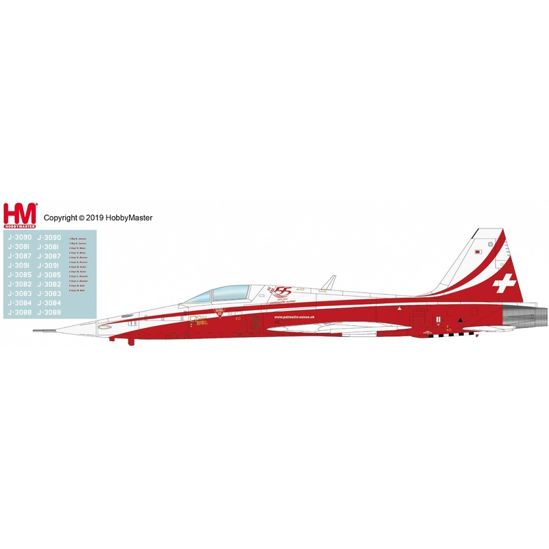 1/72 Northrop F-5E Tiger II Patrouille Suisse 55th Anniversary, 2019