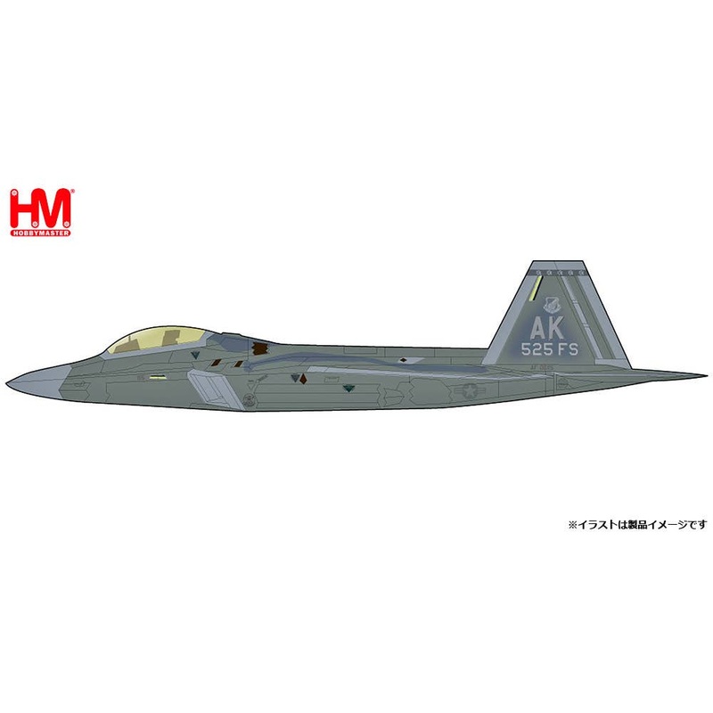 1/72 F-22 Raptor US Air Force 3rd Wing 525th Fighter Squadron 2011