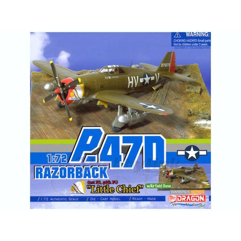 1/72 P-47D Razorback Little Chief w/Base