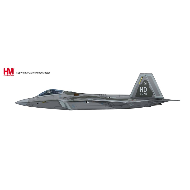 1/72 F-22A Raptor USAF 49th FW 8th FS Black Sheep