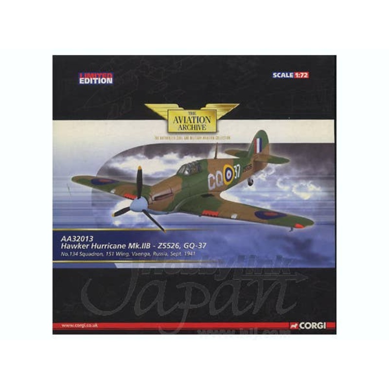 1/72 Hawker Hurricane Mk.IIB Z5526 GQ-37 No.137 Squadron 151 Wing Vaenga Russia 1941