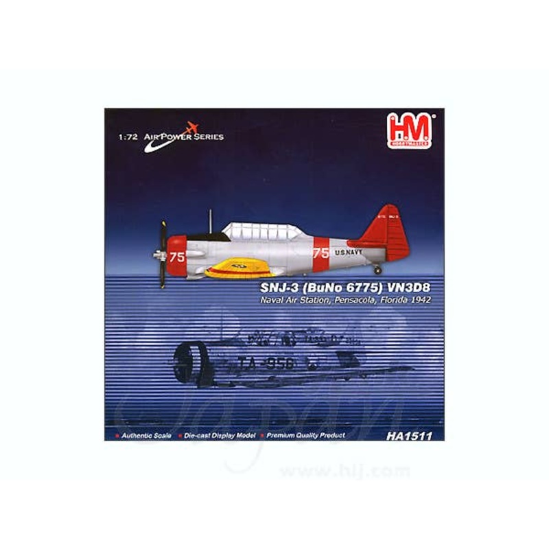 1/72 SNJ-3 (BuNo 6775) VN3D8 Naval Air Station, Pensaco