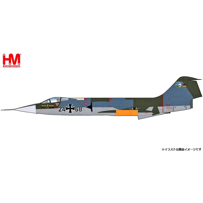 1/72 F-104G Starfighter 24+68, JG 74 Molders, 1970s