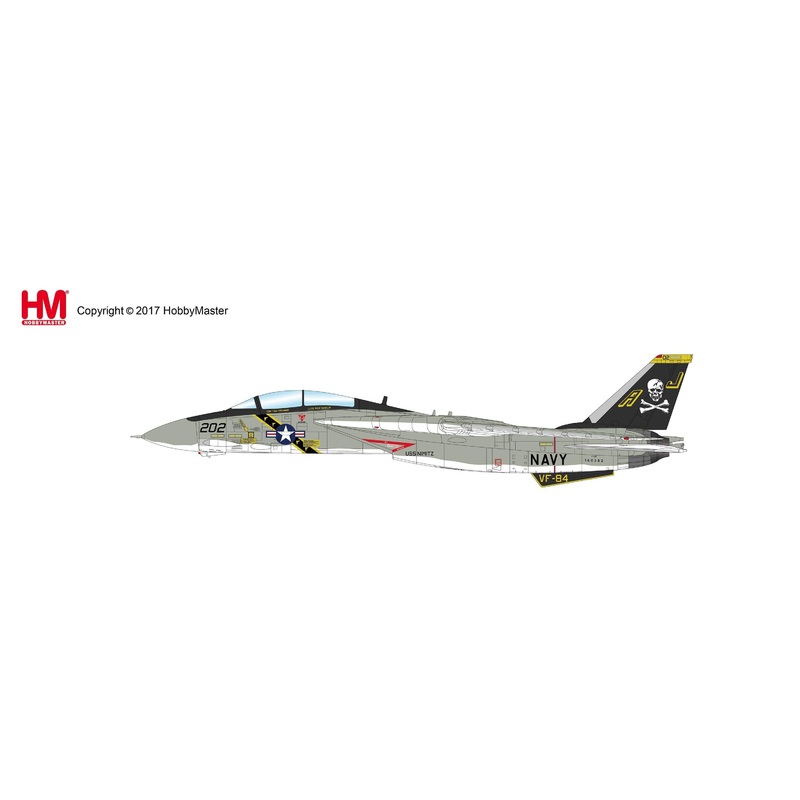 1/72 Grumman F-14A Tomcat 160382/AJ 202, VF-84 "Jolly Rogers", USS Nimitz, 1977
