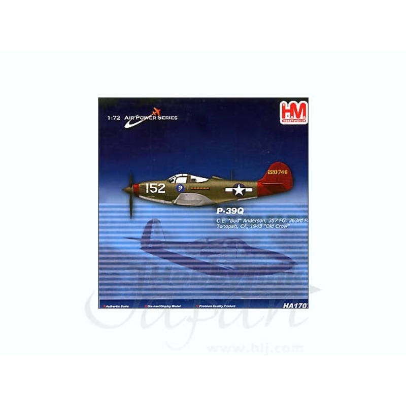 1/72 P-39Q CE Bud Anderson, 357 FG, 363rd FS, Tonopah,