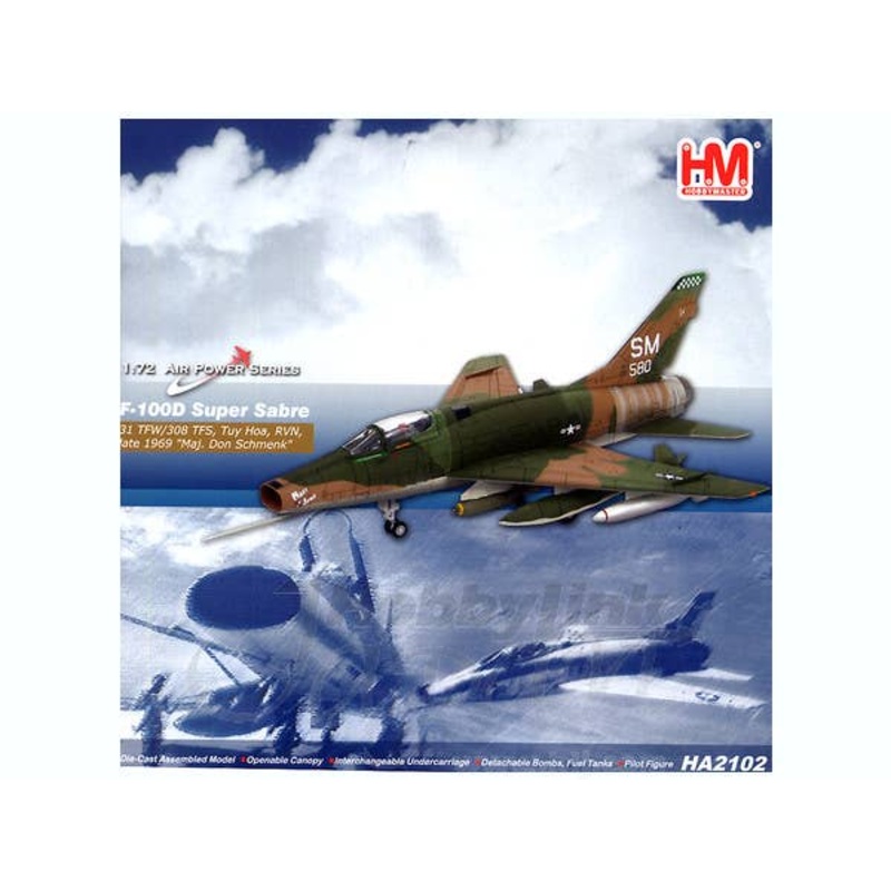 1/72 F-100D Super Saber 31 TFW/308 TFS 1969