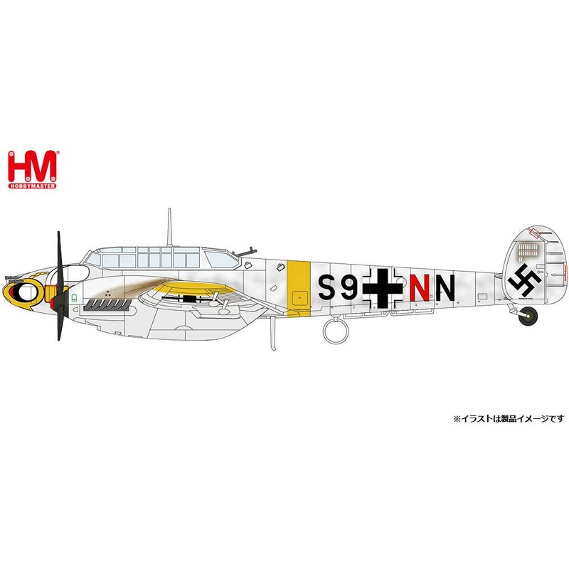 1/72 Bf-110 E, flown by Captain Herbert Kutscha