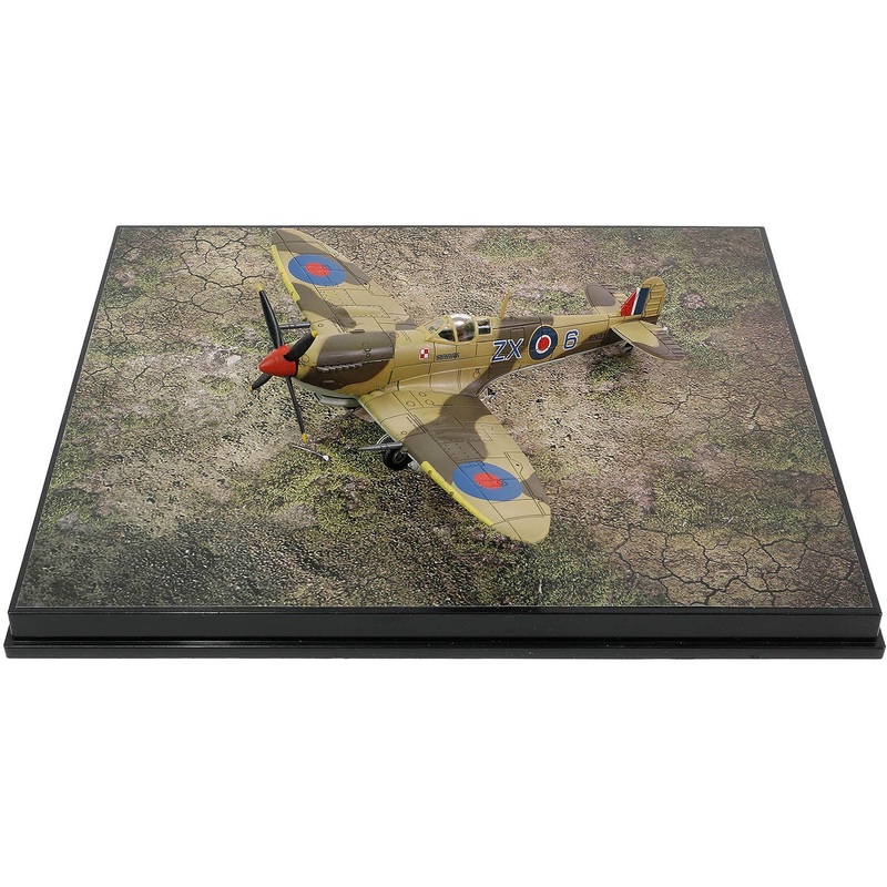 1/72 British Supermarine Spitfire MK.IX Stanislaw Skalski ZX-6 Polish Fighter Team April 1943 Tunisia Finished Product (Reissue)