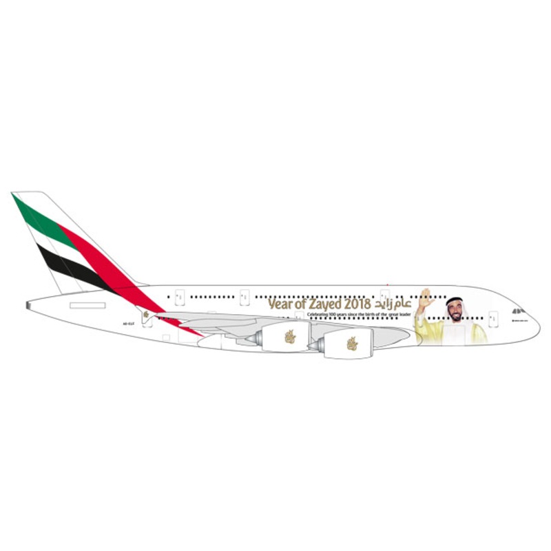 1/500 A380 Emirates Airline A6-EUZ "Year of Zayed"