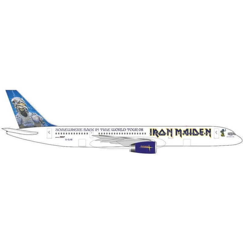 1/500 757-200 Iron Maiden (Astraeus Airlines) Ed Force One 2008 G-Ojib
