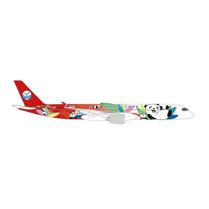 1/500 A350-900 Sichuan Airlines Panda Route B-306N