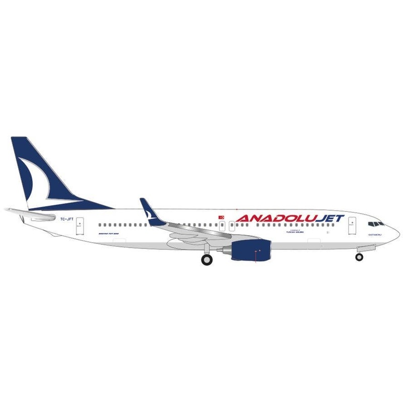 1/500 737-800 Anadolujet Tc-Jft Kastamonu