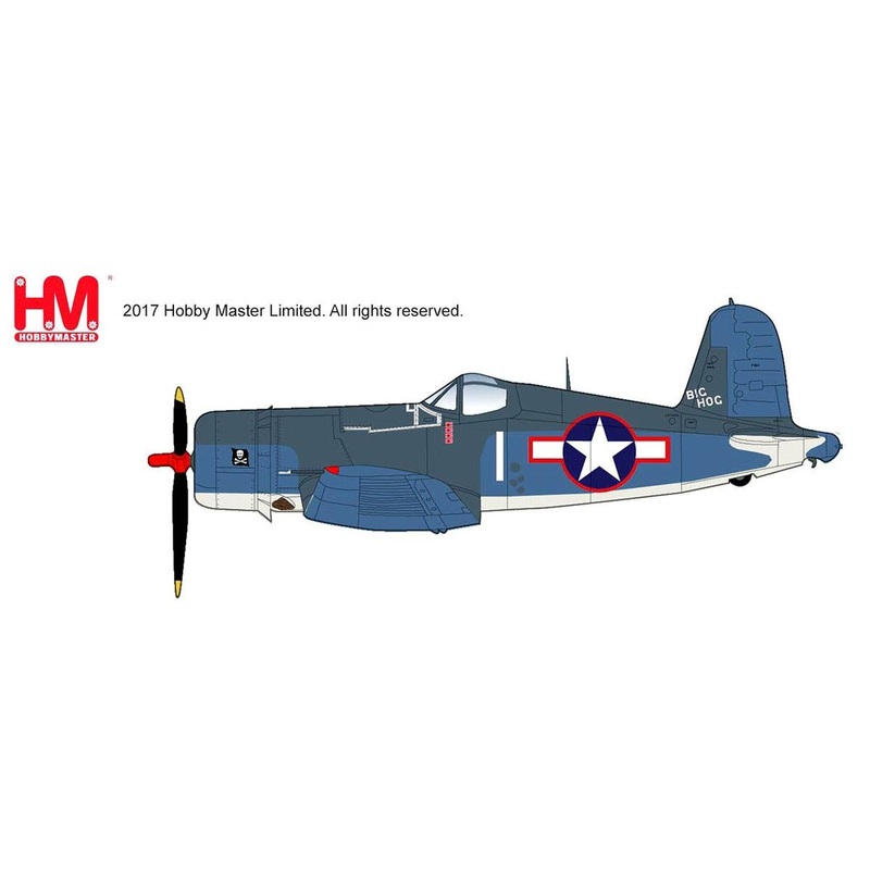 1/48 F4U-1A Corsair White 1 "Big Hog" Lt. Cdr. Tom BlackburnVF-17, Nov 1943