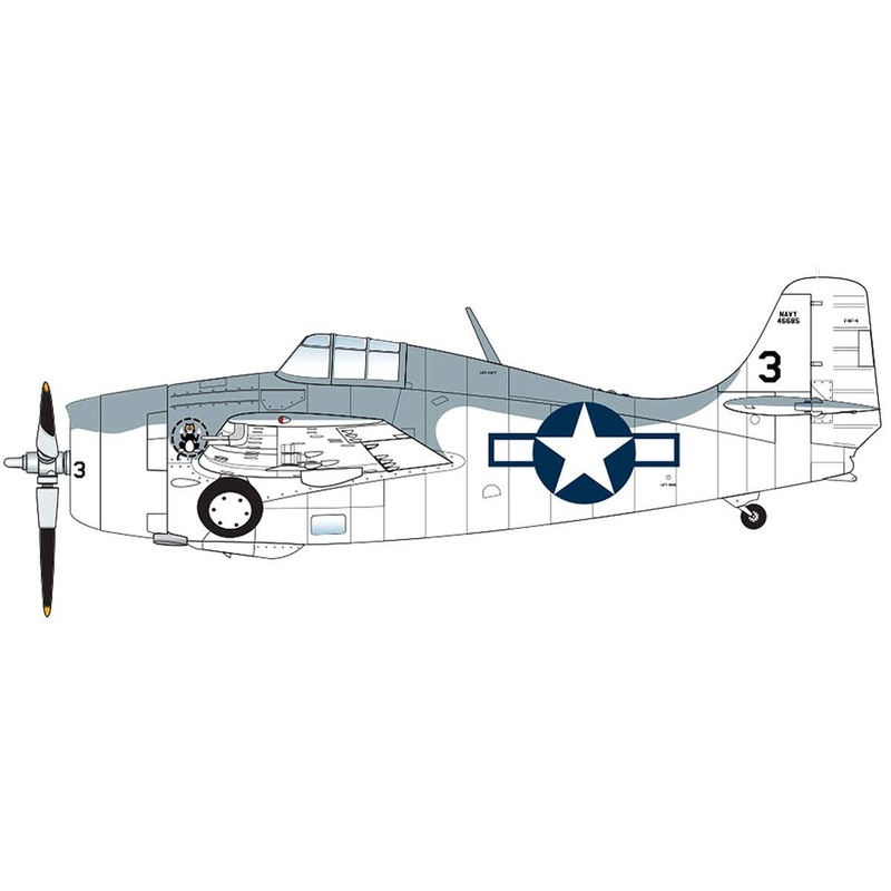 1/48 Grumman F4F-4 Wildcat 46685 VC-12 USS Core 1944