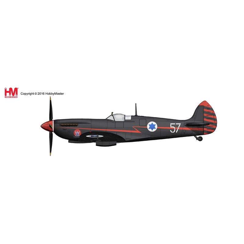 1/48 Spitfire IXe "Ezer Weisman" 205/57, 105 Sqn., Ramat David AB, June 1955