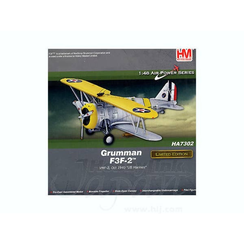1/48 Grumman F3F-2 VMF-2 1940 US Marines