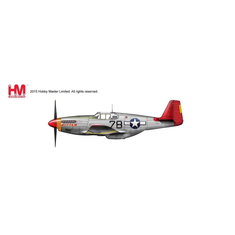 1/48 P-51B/C Mustang Kitten Charles McGee 302nd FS/332nd FG 1944