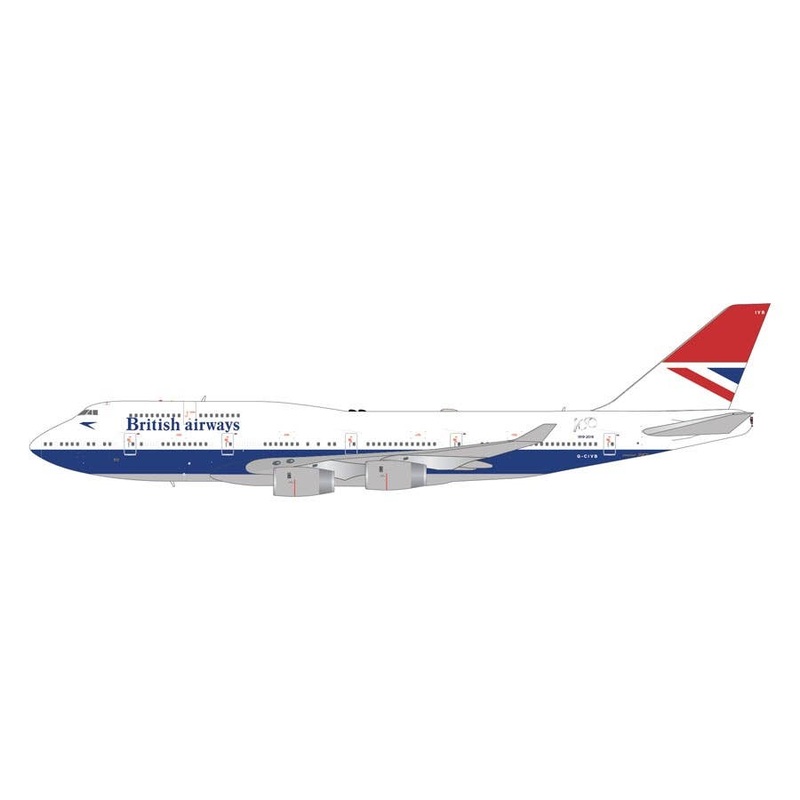 1/400 British Airways (Retro Colors) 747-400 G-CIVB