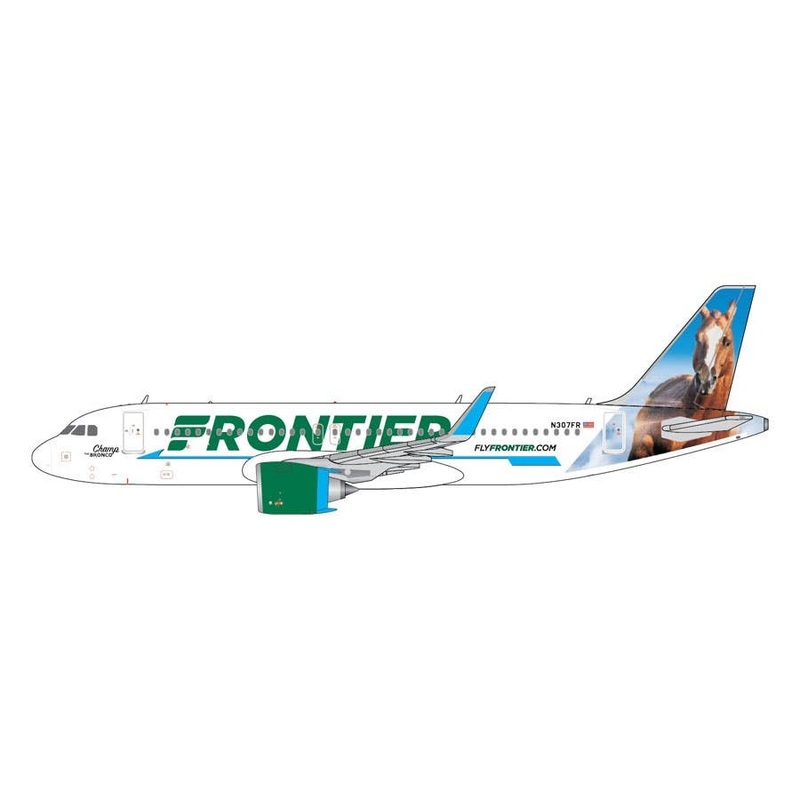 1/400 A320neo Frontier Airlines Champ the Bronco N307FR