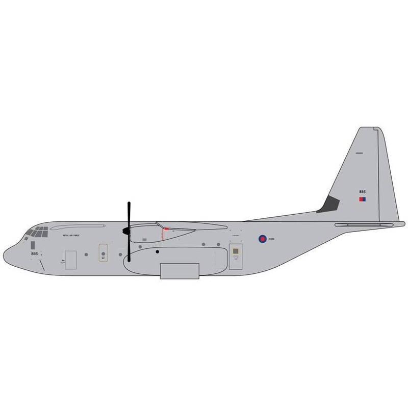 1/400 C-130J Royal Air Force ZH886