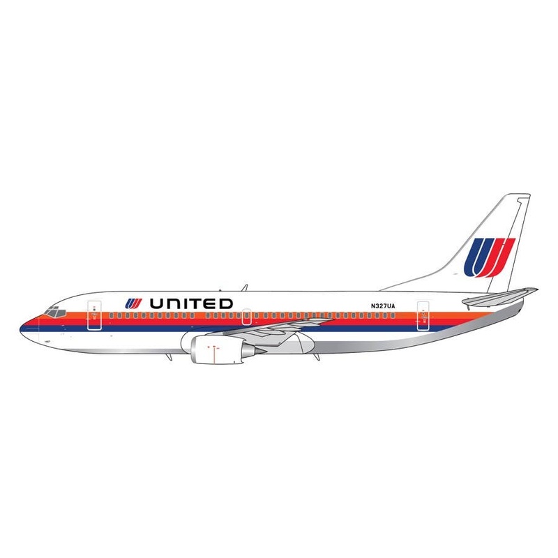 1/400 United Airlines 737-300 N327UA