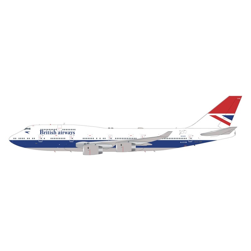 1/200 747-400 British Airways (Negus Retro Livery) G-CIVB