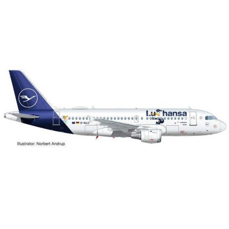 1/200 A319 Lufthansa Lu D-AILU Verden
