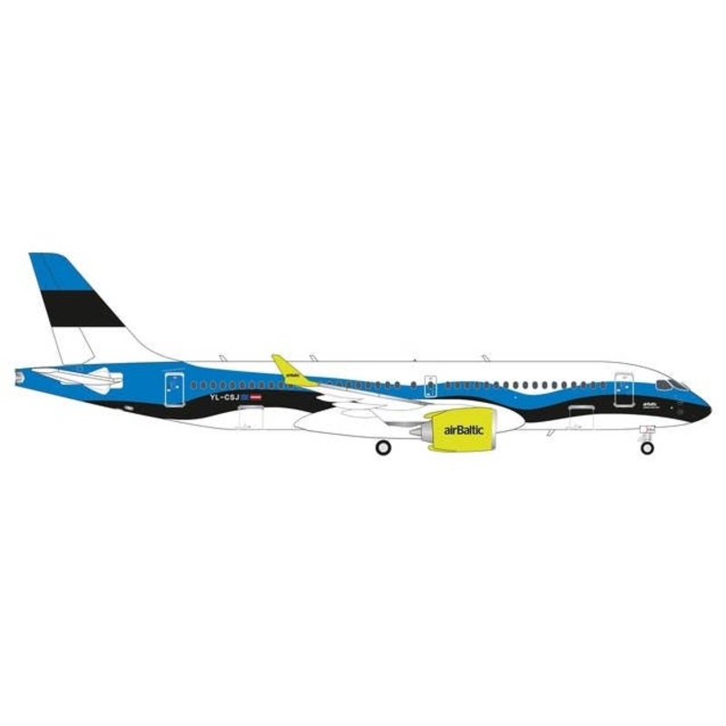 1/200 A220-300 airBaltic Estonia YL-CSJ