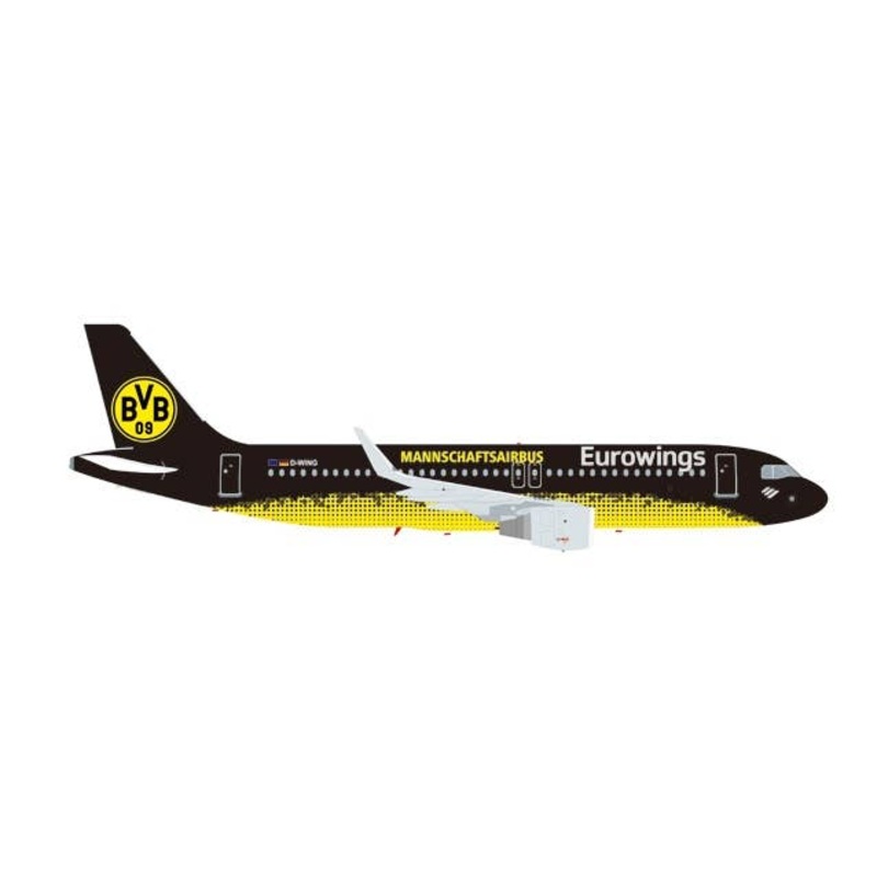 1/200 A320 Eurowings Borussia Dortmund Mannschaftsairbus