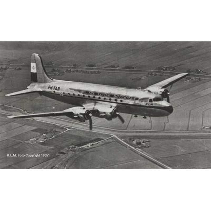 1/200 DC-4 KLM Royal Dutch Airlines PH-TAR Rotterdam